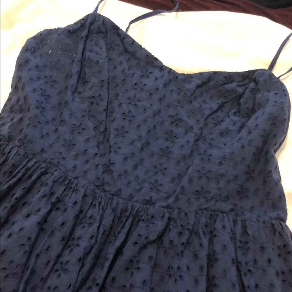 Navy blue summer dress